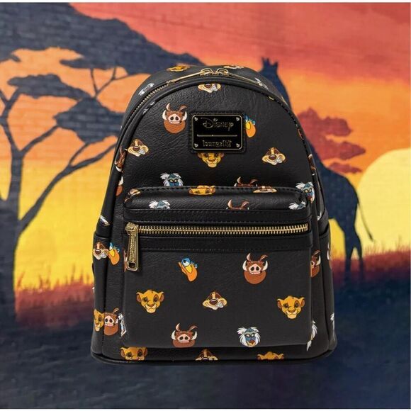 NEW Loungefly Collection Lounge Exclusive Lion King Black Mini Backpack 1 main image 13